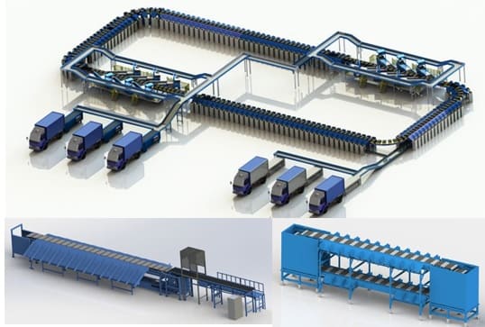 Falling Sorter Sortation Systems