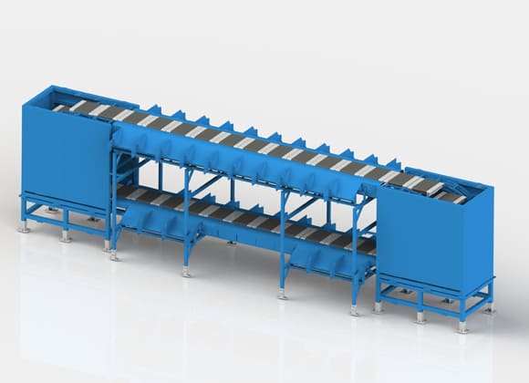 Cross Belt Sorters – Linear – Single Layer, Double Layer